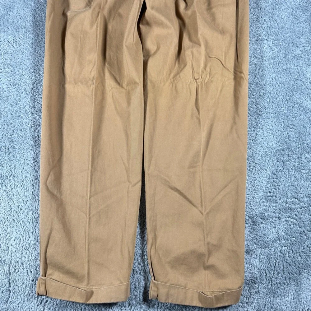 Vintage Polo Ralph Lauren Hammond Pant‎ Mens 42x30 Khaki Double Pleated Chino